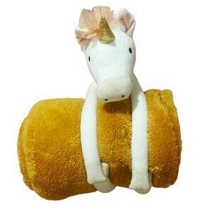 Pillowfort Unicorn Plush with Golden Blanket